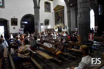 Eucaristía presidida por el obispo José Mazuelos y concierto de la Banda Municipal de Música por la festividad del Santo Cristo de Telde/Francisco Javier Santana.